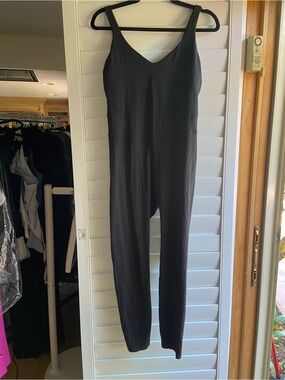 lululemon athletica Black Sleeveless V-Neck Jumpsuit